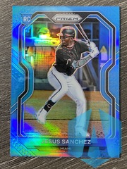 2021 Panini Prizm Jesus Sanchez #148 Tier II Rookie Carolina Blue Prizm
